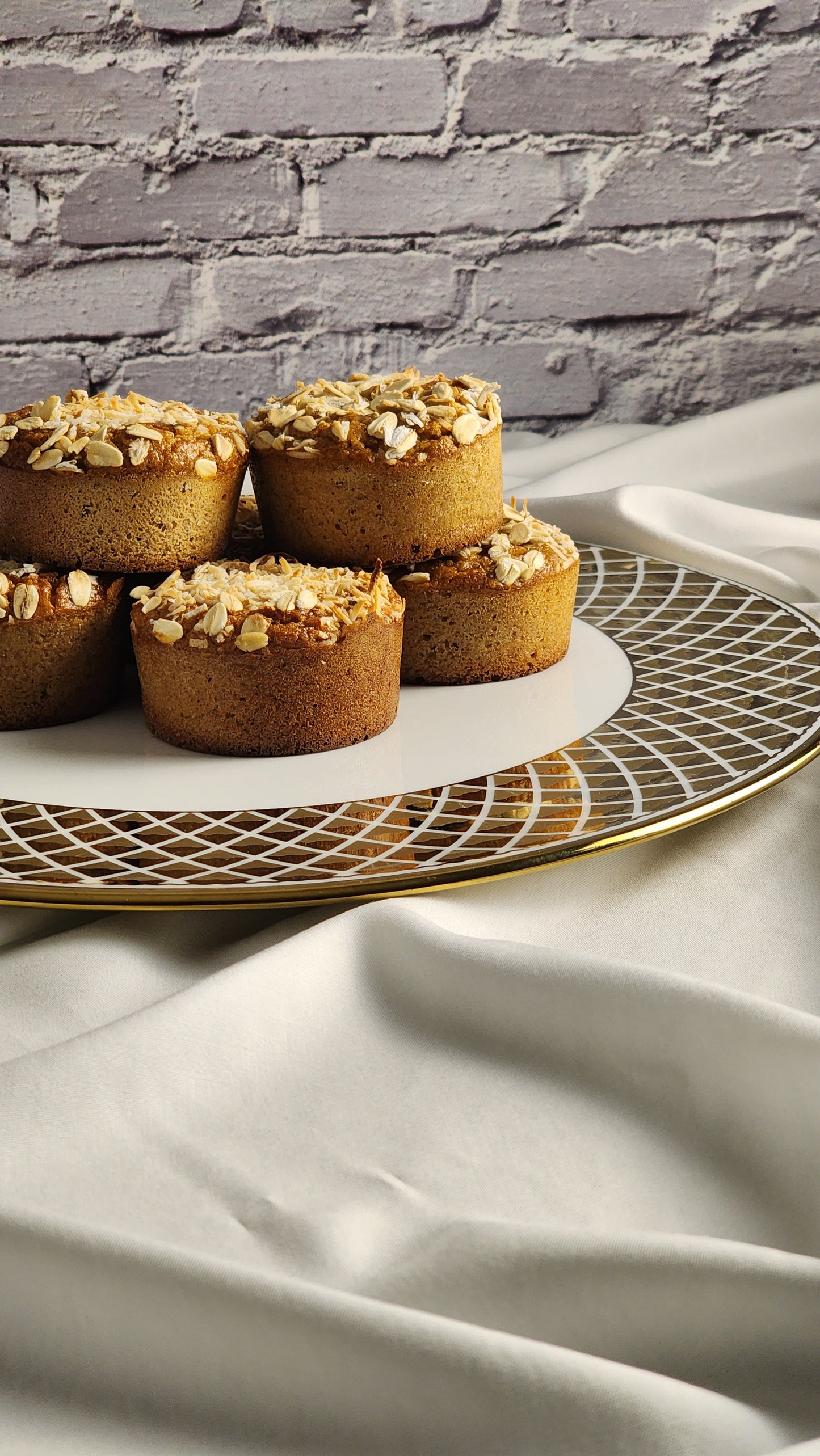 Protein Oat & Banana mini cakes