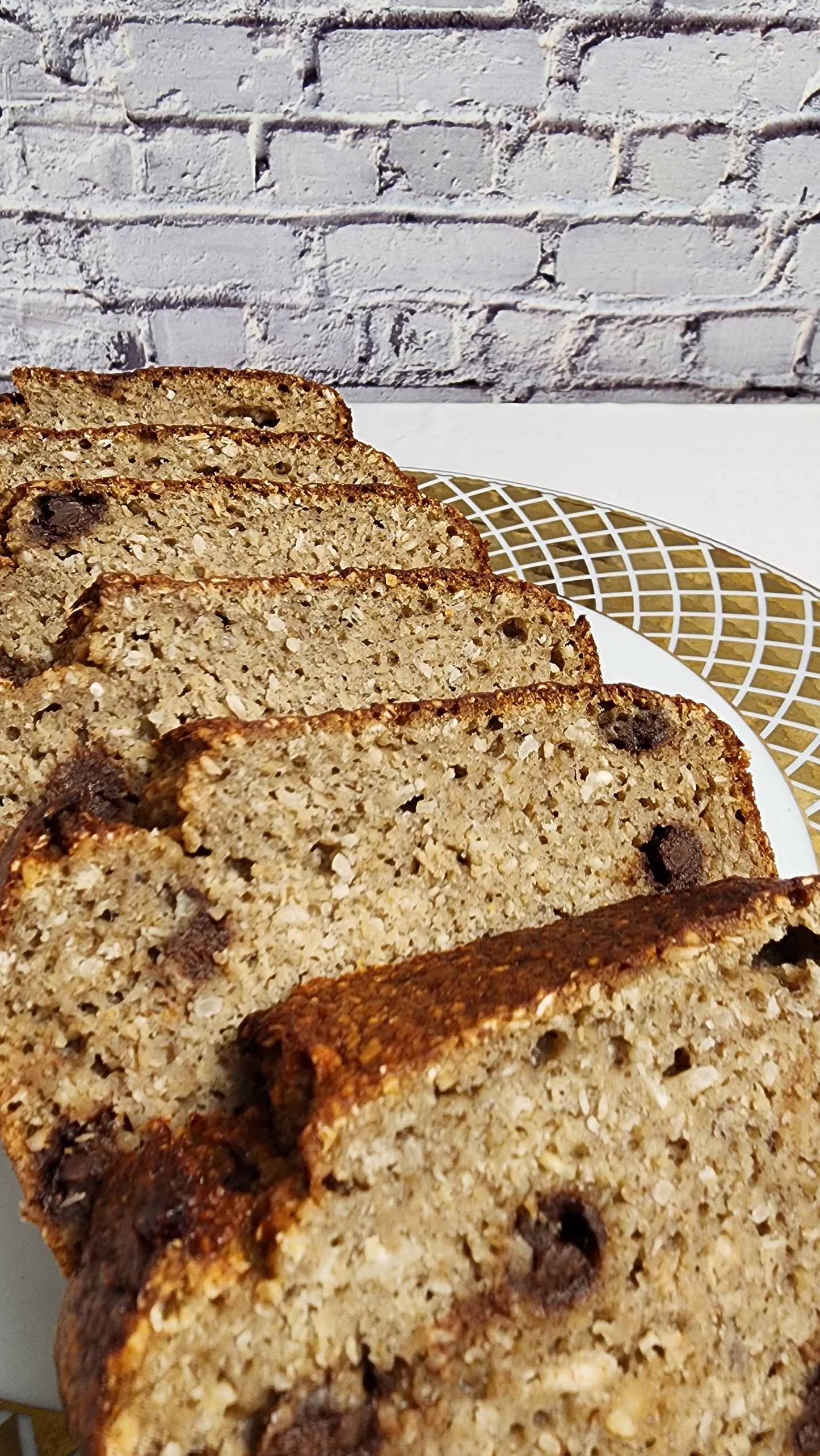 Protein banana coconut cake