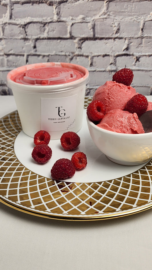 Red berries sorbet